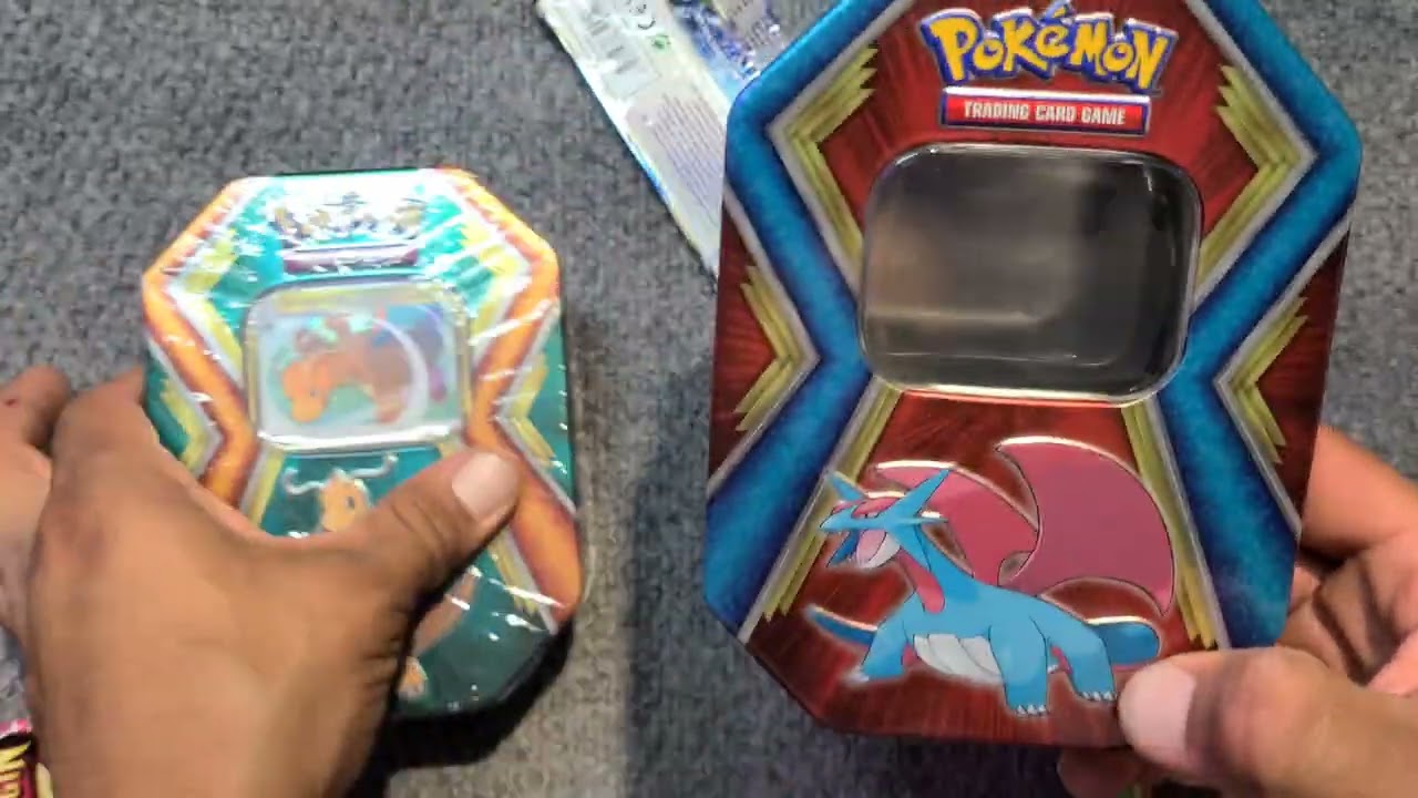 2019 Pokémon Tins... from 2023??? (Dragonite vs. Salamence)