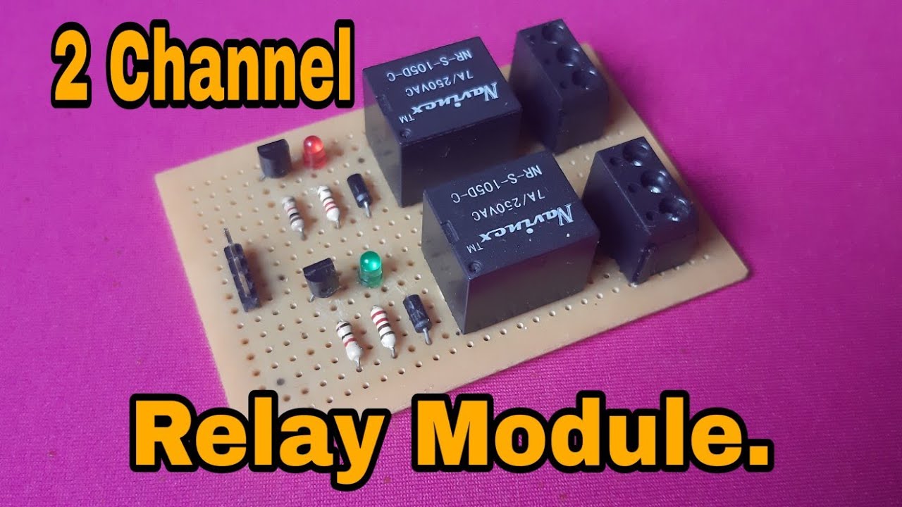 How to make a 5v 2 Channel relay module|| Simple|| By Technical Tushar.