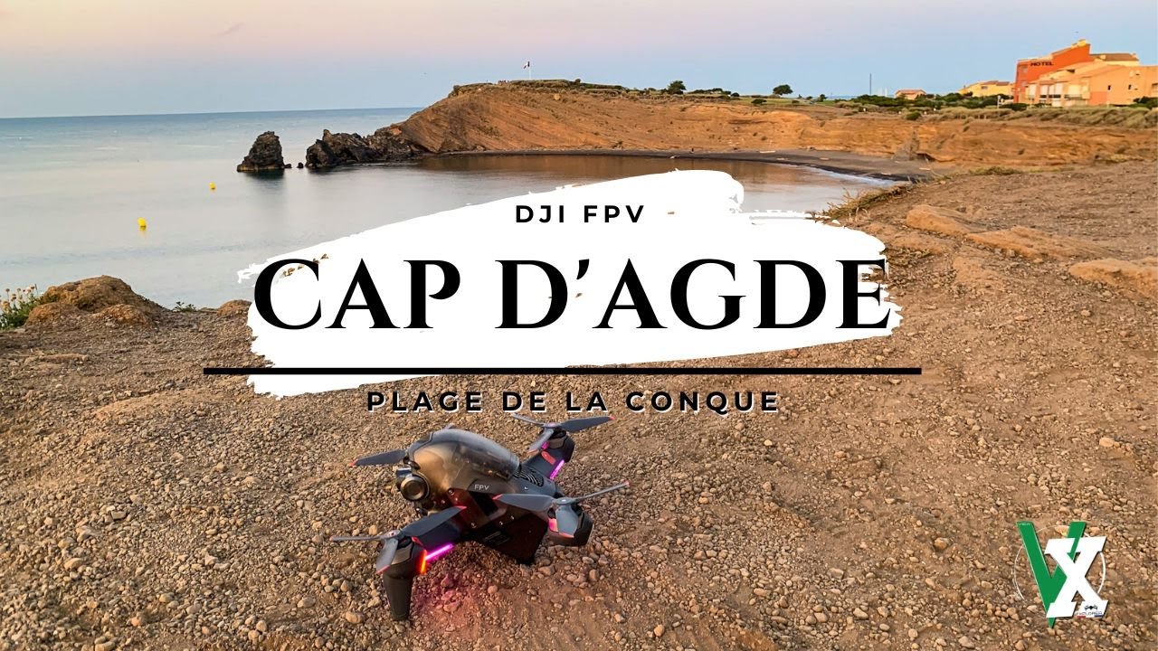 Cap d'Agde - Plage de la Conque - Drone DJI FPV