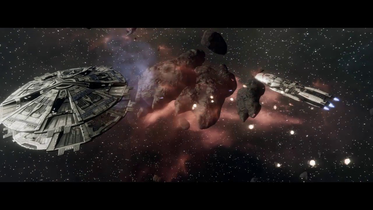 Cylon Basestar vs Jupiter-class Battlestar | Battlestar Galactica: Deadlock