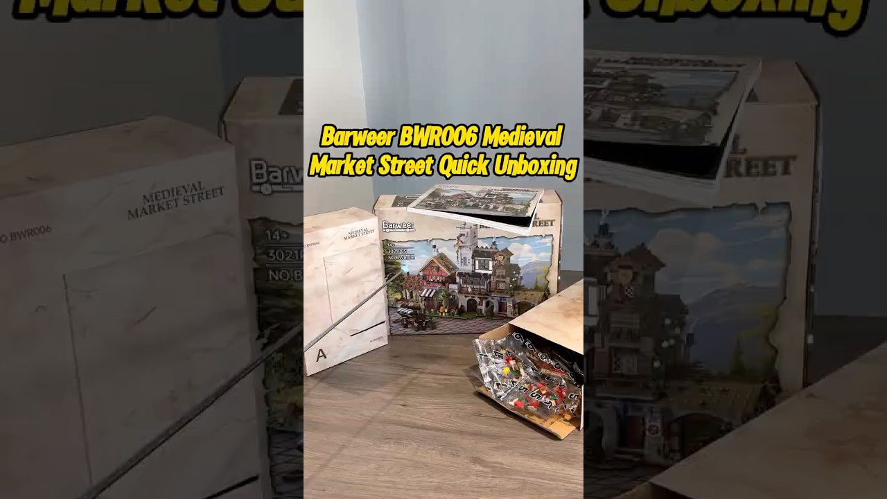 Barweer BWR006 Medieval Market Street Quick Unboxing