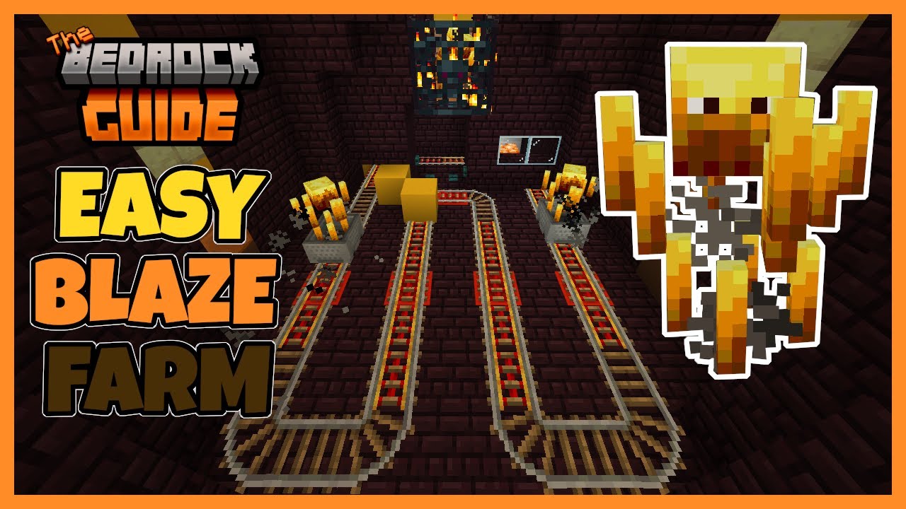 Blaze Farm 1.19 - Minecraft Bedrock!
