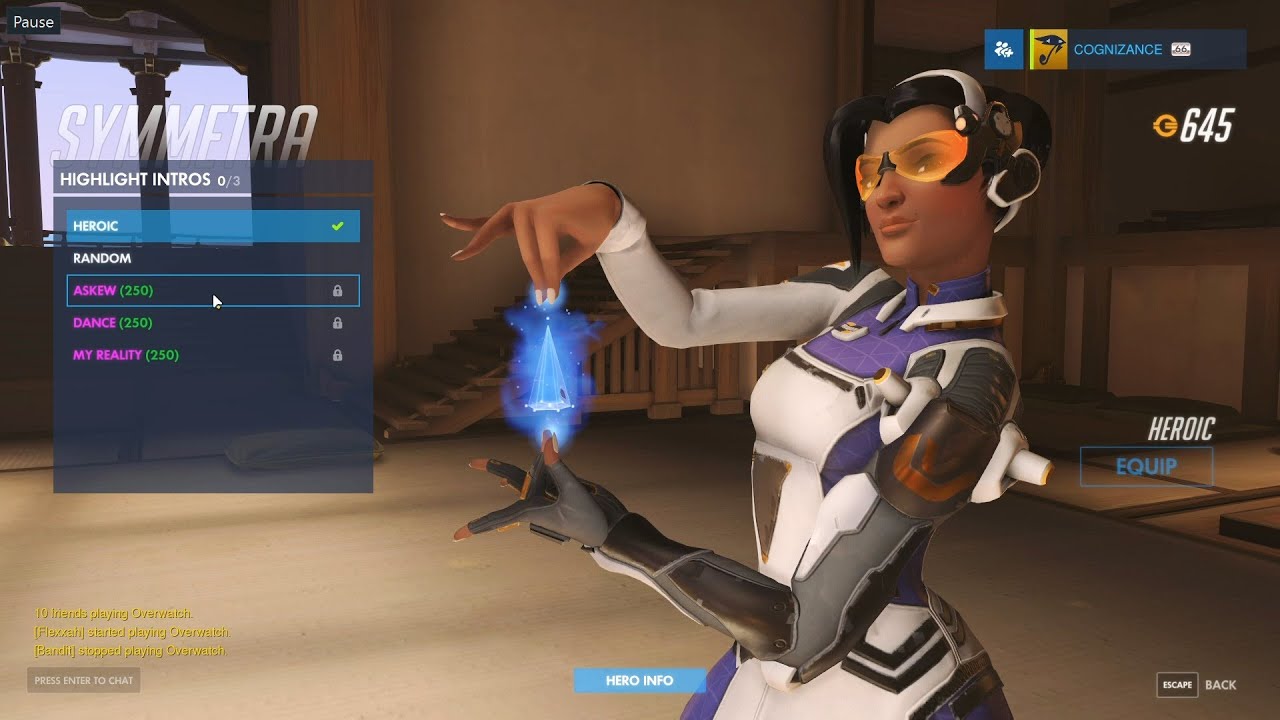 Symmetra - Vishkar - Overwatch Legendary Skin Spotlight (all emotes, poses, intros)
