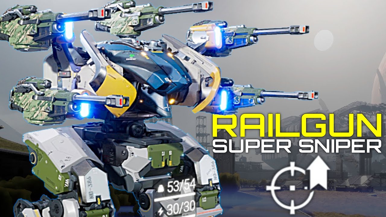 Reworked Railgun Snipers - 5x Railgun Siren 1 Taps Enemy Mechs | WR Frontiers