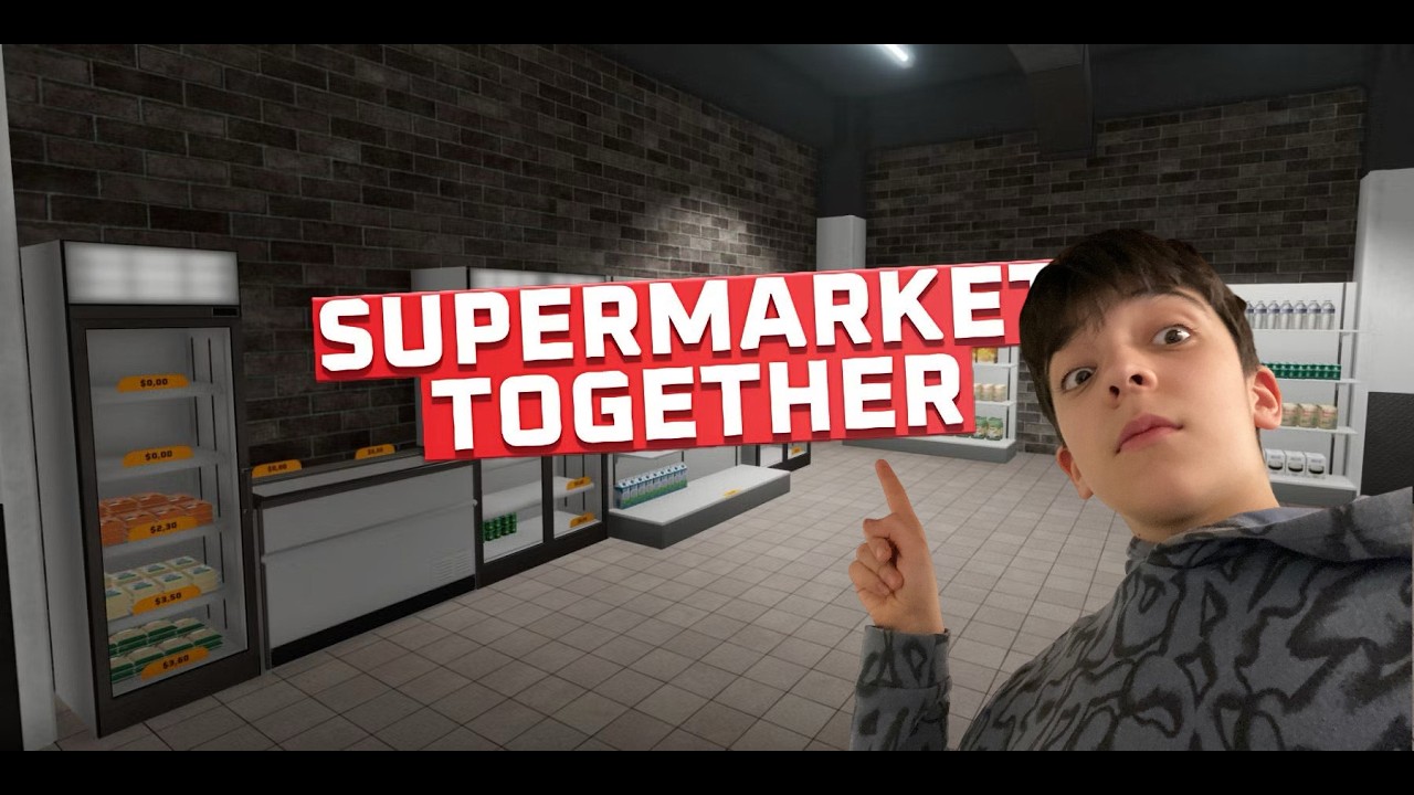 Arkadaşlarla beraber Supermarket Together oynuyorum. Ilk video.