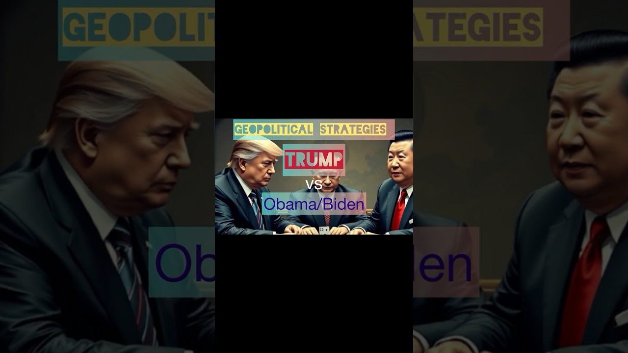 Geopolitical Strategy Trump vs Obama/Biden