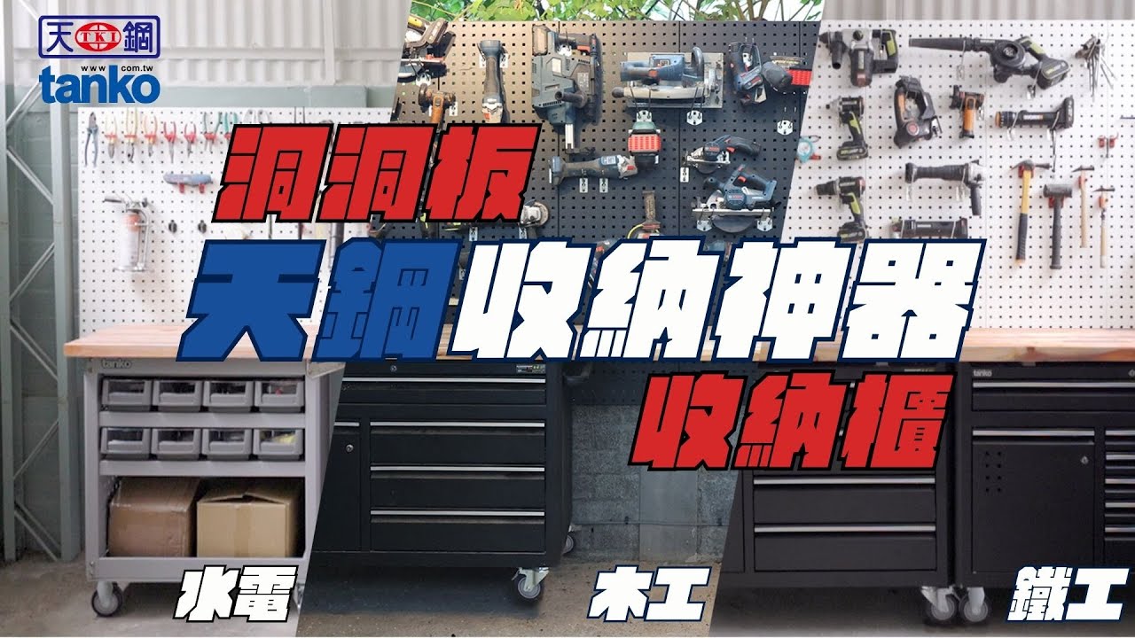 超級挑戰!天鋼收納櫃與洞洞板實戰試驗，見證收納的驚人威力