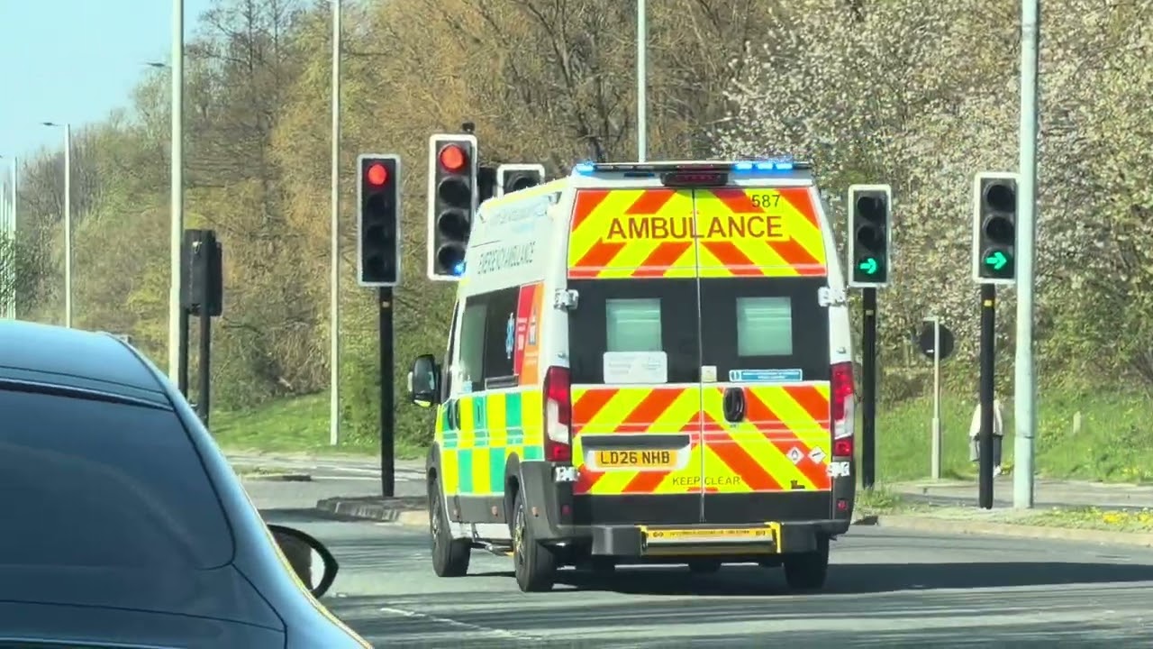 Fire Engines, Ambulance & Police Cars Responding 