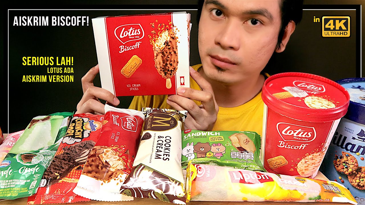[NEW] aiskrim kayangan LOTUS BISCOFF RM90 sedap teruk 10/10 rating (Mukbang Malaysia)