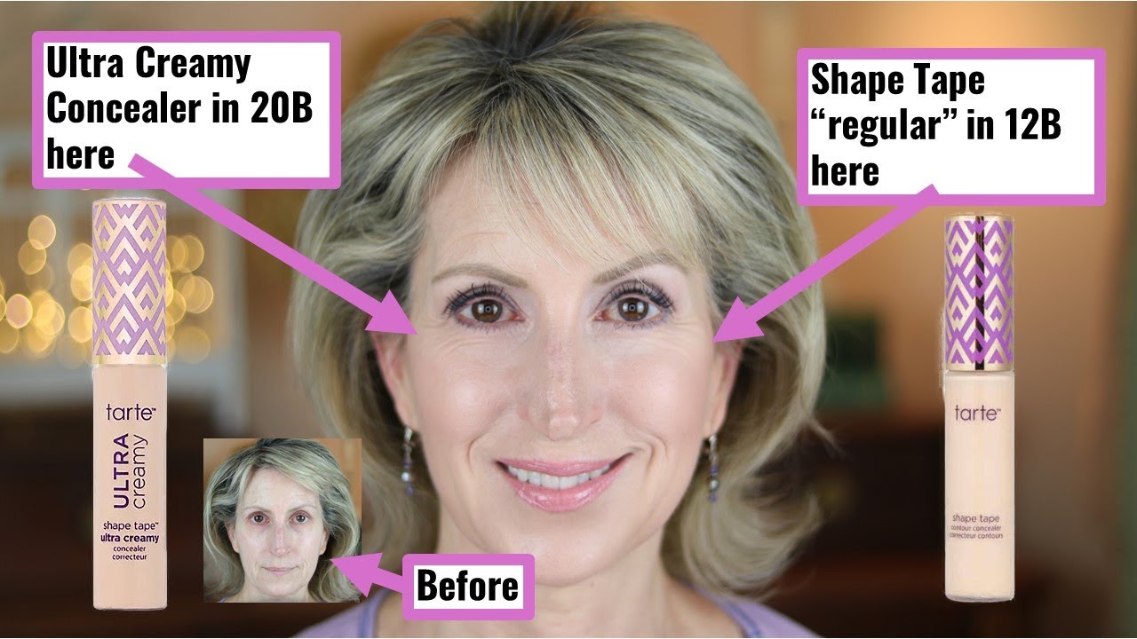 HOW I USE TARTE SHAPE TAPE CONCEALER | TUTORIAL | OVER 50