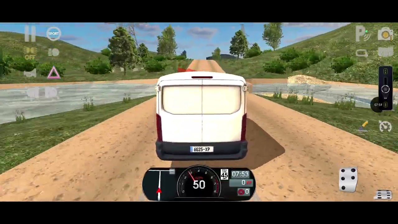 Driving School Simulator GamePlay ROME Ford Transit English 6025-XP No Cardo van!