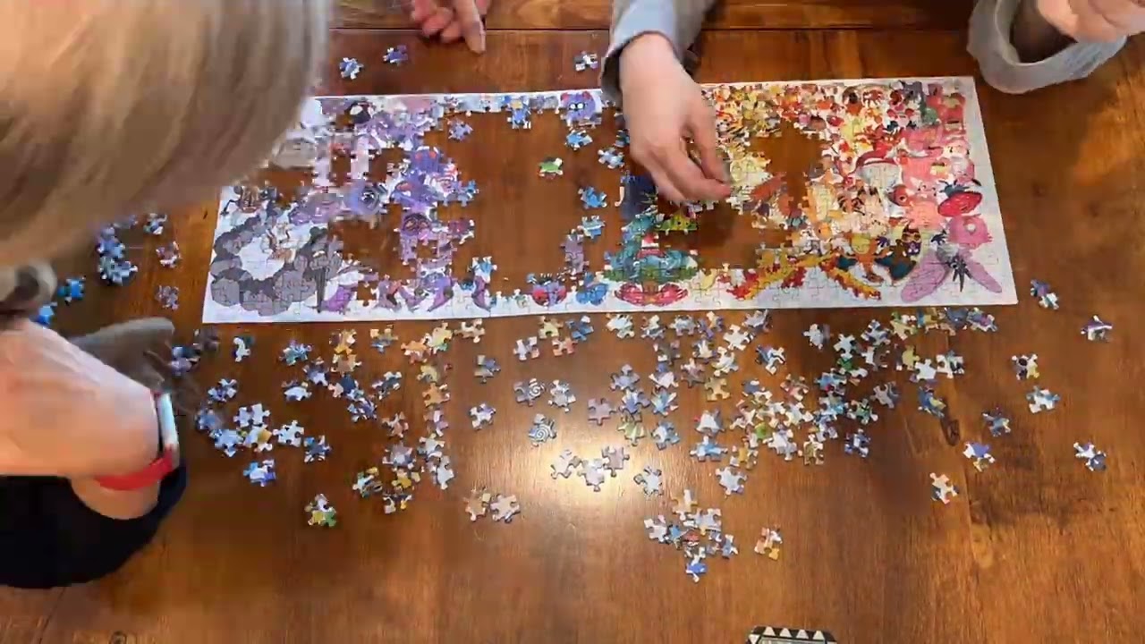 Pokemon 500 Piece Puzzle Timelapse