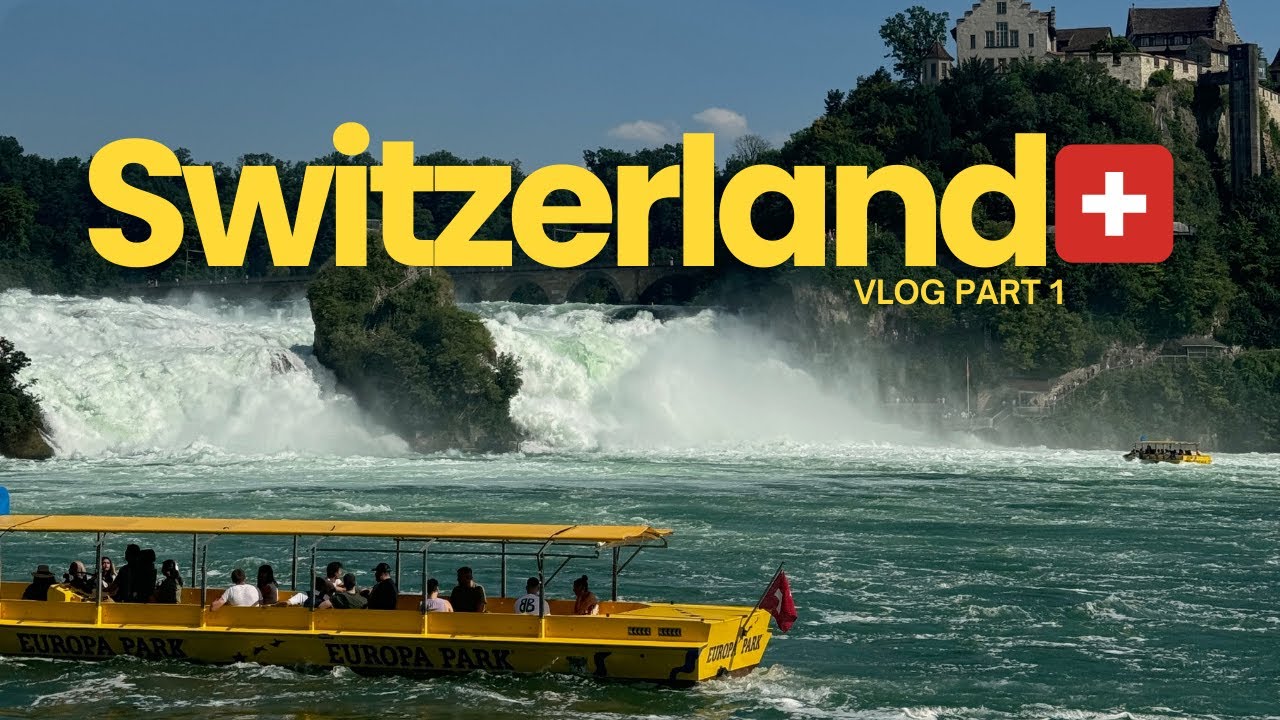Swiss Travel Vlog Pt. 1 🇨🇭 | Zurich and day trips to St. Gallen and Rhine Fall 🚞