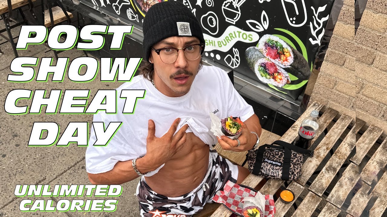 POST SHOW DAY CHEAT | EATING EVERYTHING I CRAVED ON PREP
