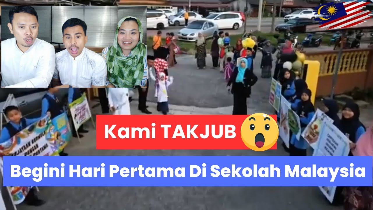 Guru Indonesia TAKJUB Melihat Budaya Hari Pertama Pelajar di Sekolah Malaysia !!
