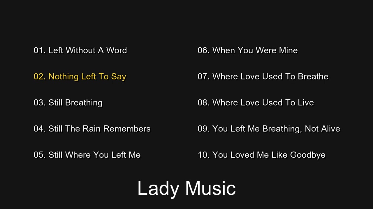 Sad Chill Vibes Playlist for Late Nights, Healing & Letting G