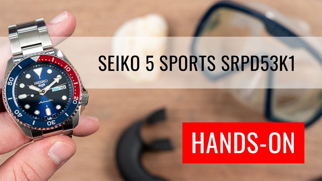 HANDS-ON: Seiko 5 Sports Automatic SRPD53K1 Sports Style 2019