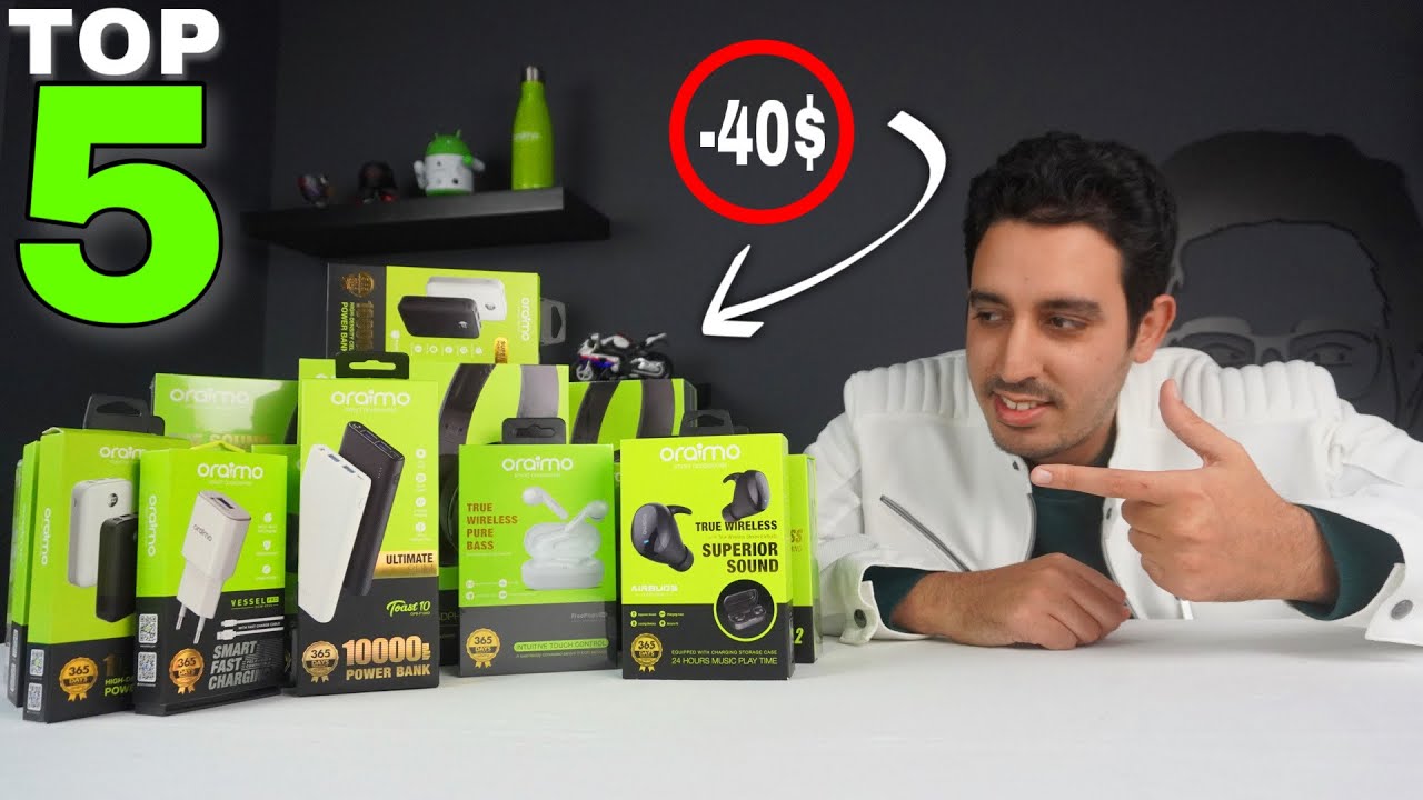 أنا متأكد أن هذه المنتوجات ستعجبك | Top 5 Tech Oraimo Products under 40$ + 8GIVEAWAY