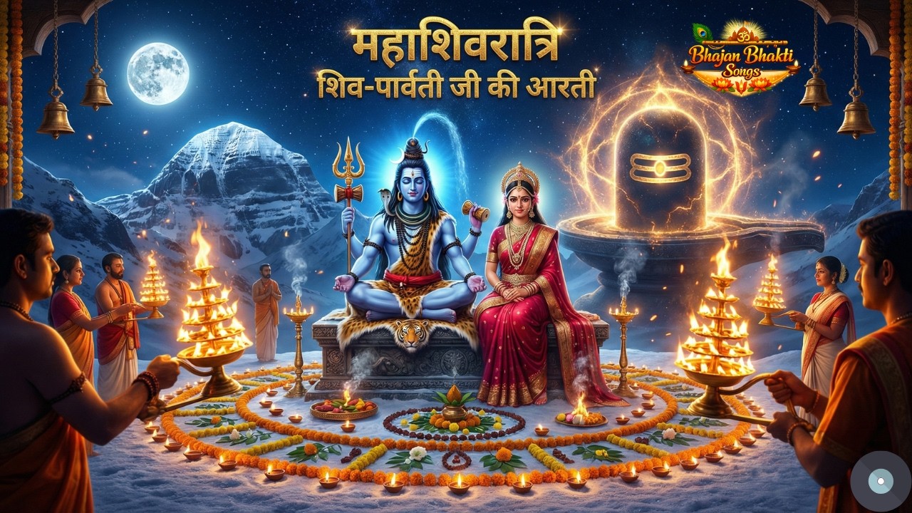 महाशिवरात्रि 2026: शिव-पार्वती जी की आरती | Divine Aarti for Blessings #shiv #shivji #shiva