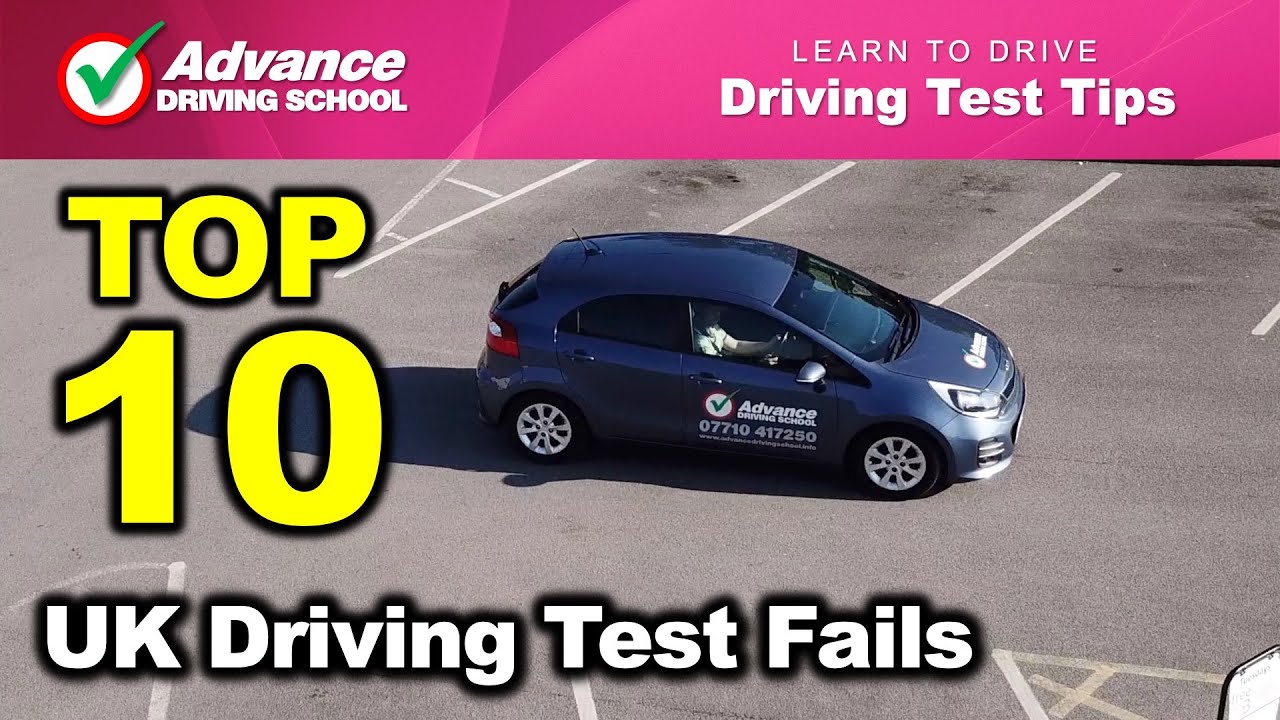 Top 10 UK Driving Test Fails