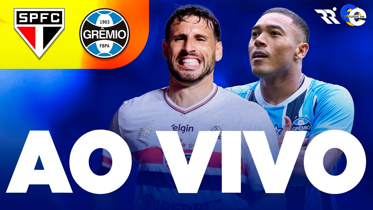 SAO PAULO X GREMIO AO VIVO COM IMAGENS - BRASILEIRÃO 2026 | Rede Ronaldo