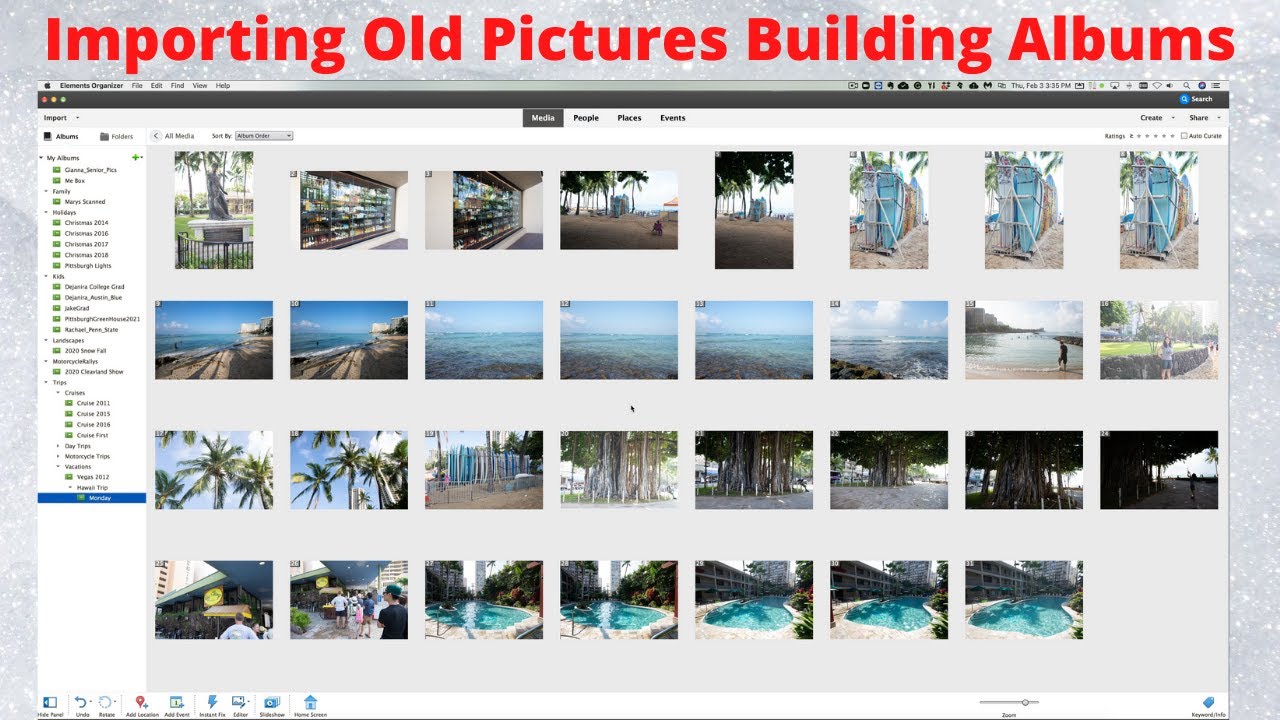 Importing Old Photos To Photoshop Elements
