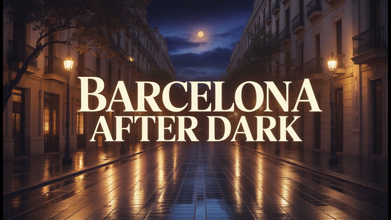 Barcelona After Dark 🌙 | A Calm Travel Story for Sleep