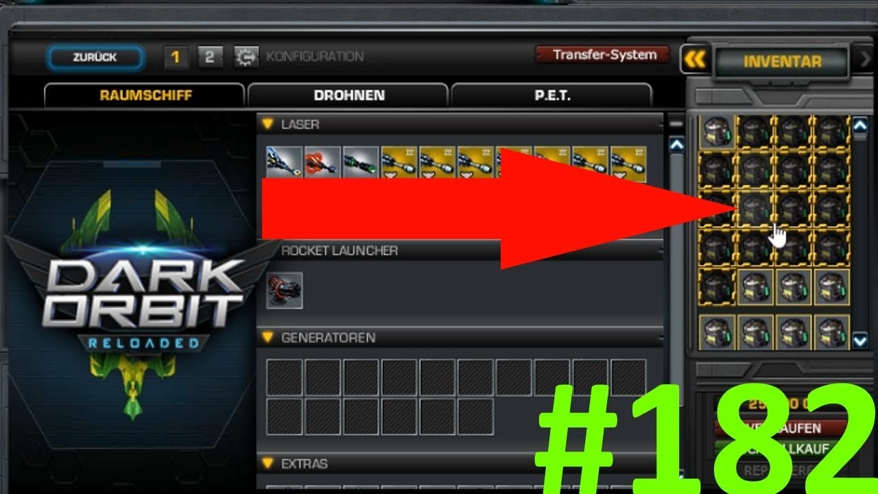 Tipps f&uuml;rs schnellere Ausr&uuml;sten - Darkorbit Reloaded #182