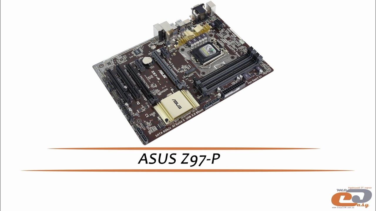 Видеообзор материнской платы ASUS Z97-P