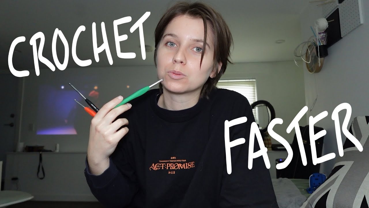 How to Crochet Faster 🧶 25+ tips