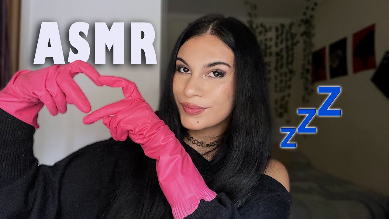 Sonidos con GUANTES para RELAJARSE - asmr casero español
