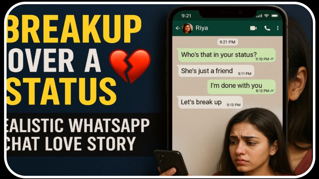 Breakup Over a Status 💔| Realistic WhatsApp Chat Love Story