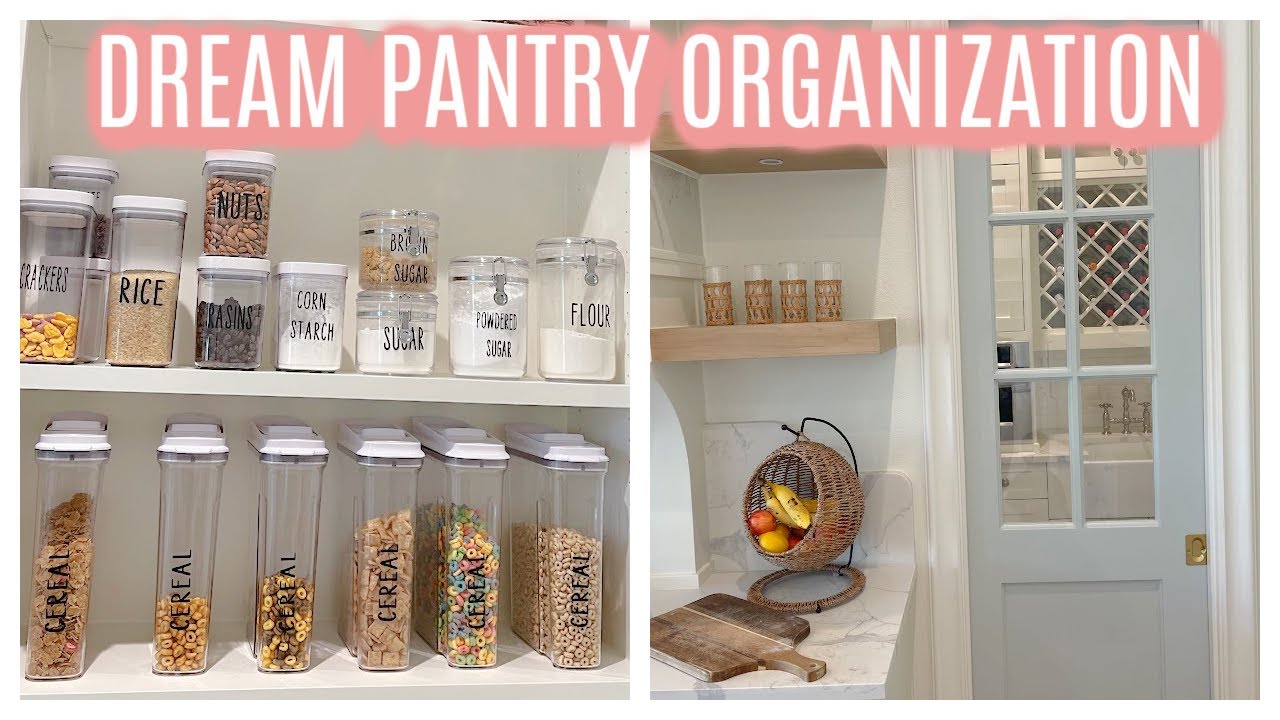 DREAM PANTRY ORGANIZE WITH ME | PANTRY ORGANIZATION | Tara Henderson
