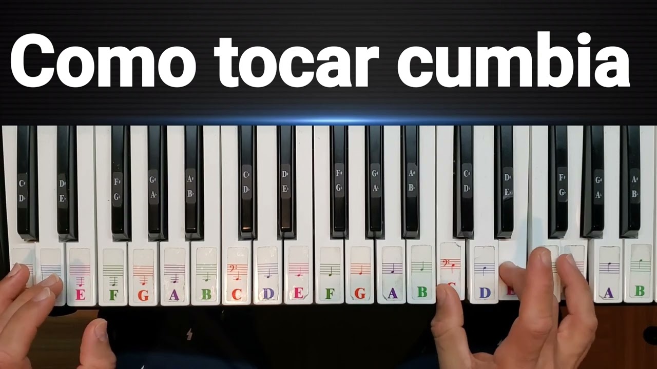Tutorial piano ritmo para alabanzas  bien explicado / Aprende a tocar cumbia para coros alegres