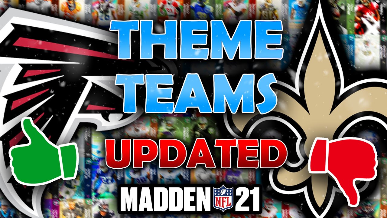 RANKING the BEST Theme Teams in Madden 21 Ultimate Team (Tier List)