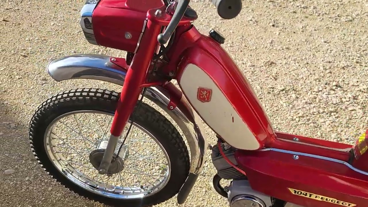 Peugeot 104 T espagnol Jean Louis l'atelier 84 cyclos France Vaucluse 