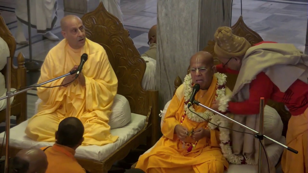 Their Holinesses Gopal Krishna Goswami, Radhanatha Swami and Jayapataka Maharaj Speak About the TOVP