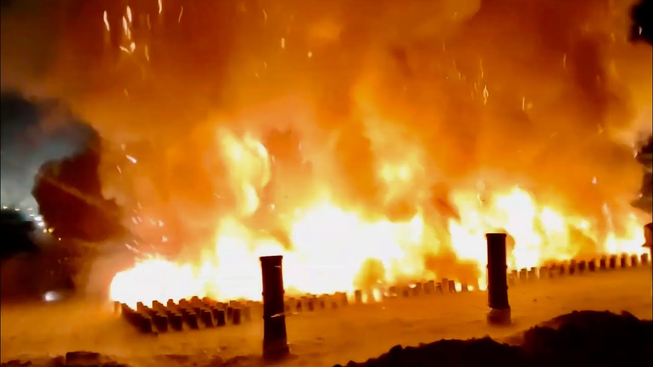 SPARATA DI MASCOLI A CURA DEL QUARTIERE SPIAGGIA - SAGRA DEL FUOCO - RECCO (GE) 2025
