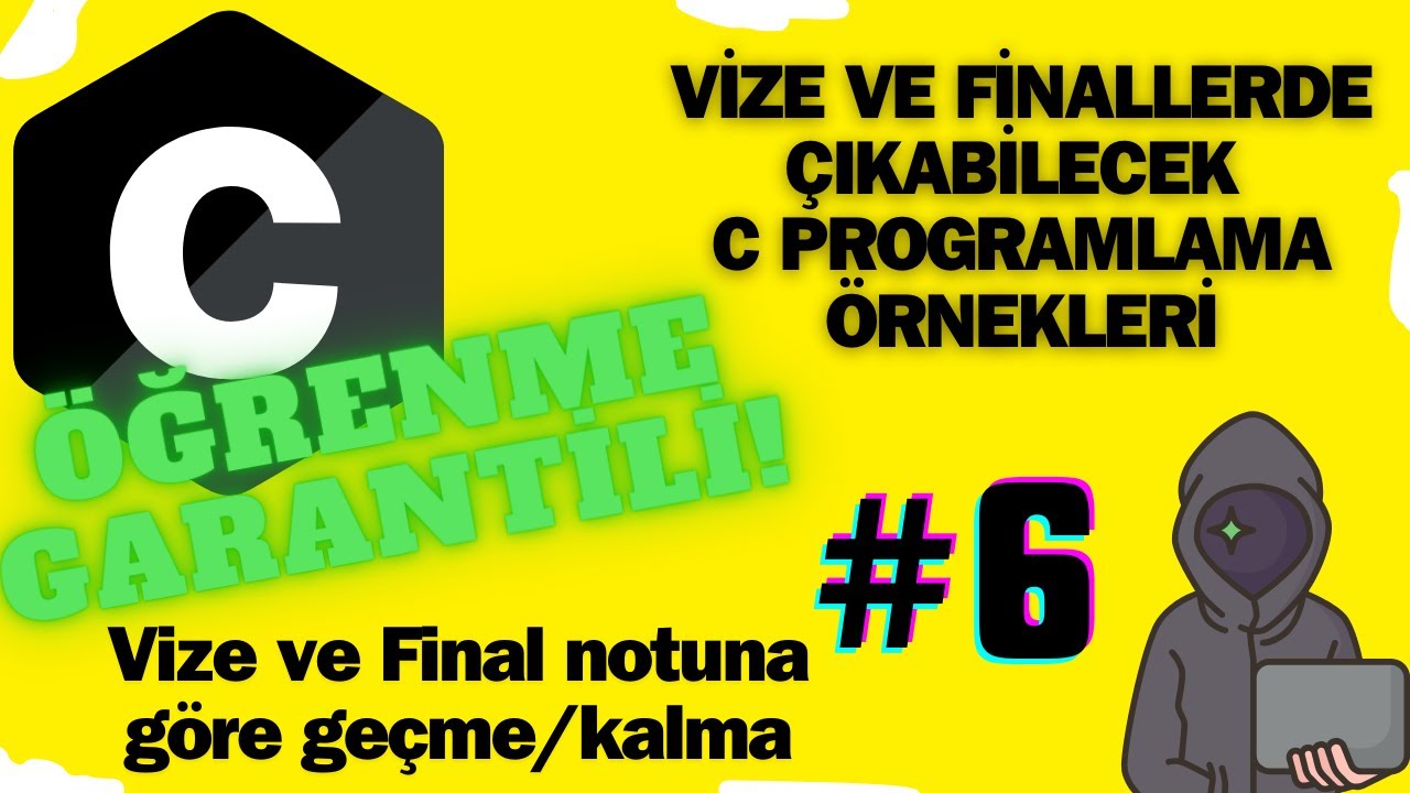 (ÖĞRENME GARANTİLİ) Vize ve Final notuna göre geçme-kalma