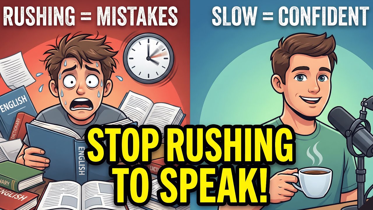 Stop Rushing! The Secret to Confident English Speaking