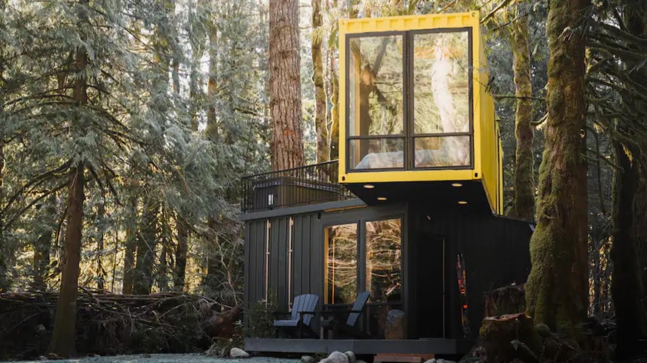 This $40K Container Cabin in Washington Has a Genius Design Flaw