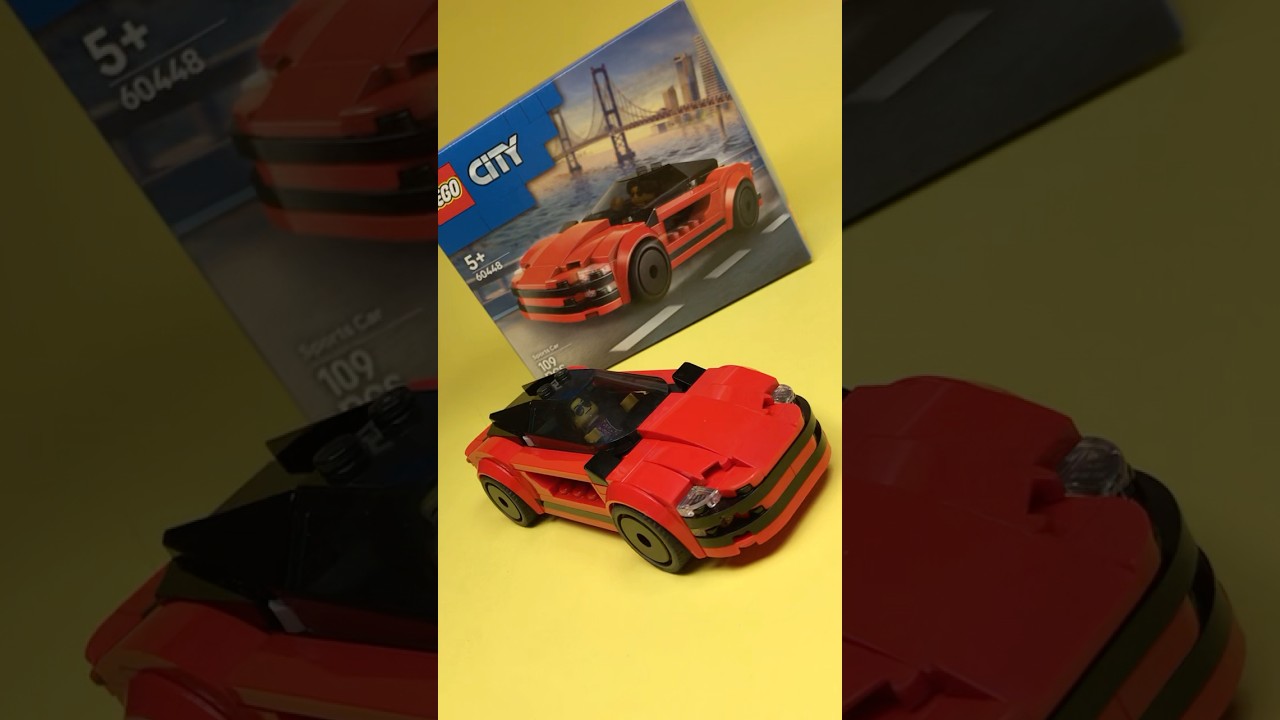 LEGO City #60448 Спортивный автомобиль ⭕️⭕️ Очень красный и очень быстрый! #lego #legocity #rlfm ...