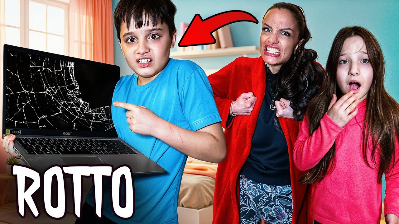 SHOCK! Kevin distrugge il computer di mamma Martina 😱 Caos totale in casa!