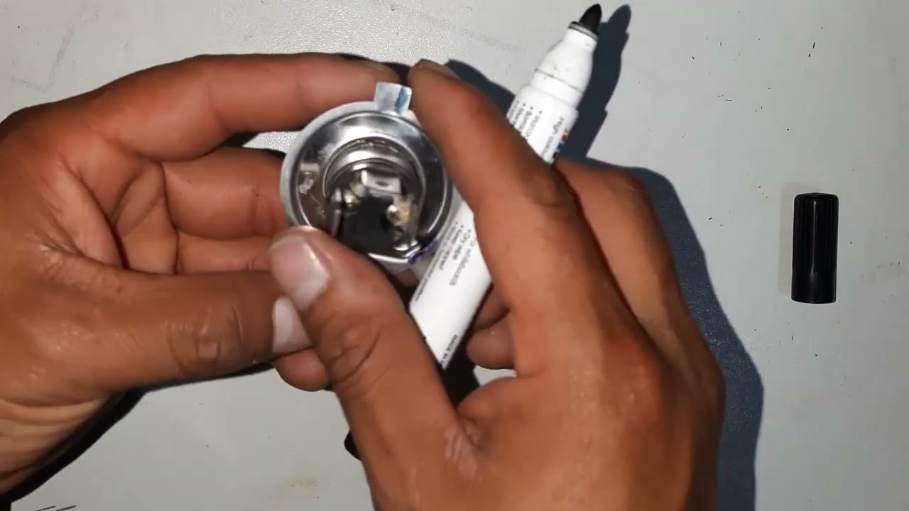 COMO IDENTIFICAR TERMINAL DE BOMBILLA H4   LUZ ALTA Y BAJA