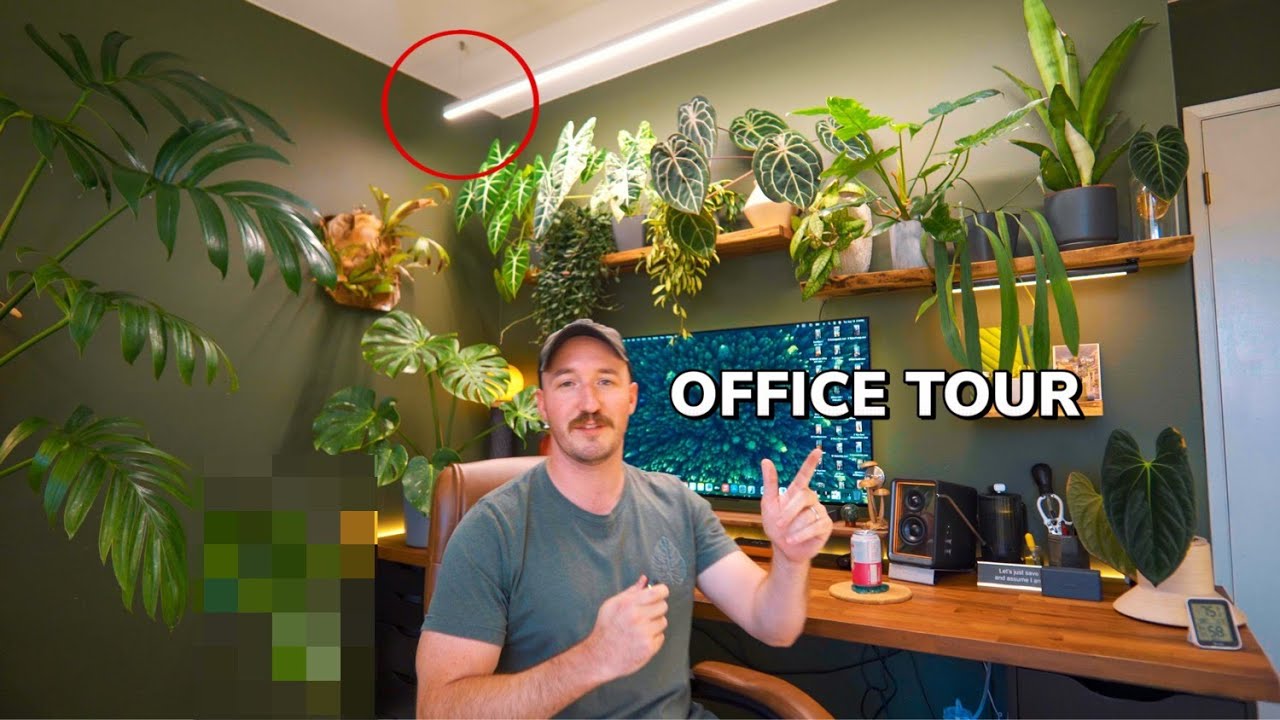 I Built My Dream Office | Houseplants, Grow Lights, Setup & More