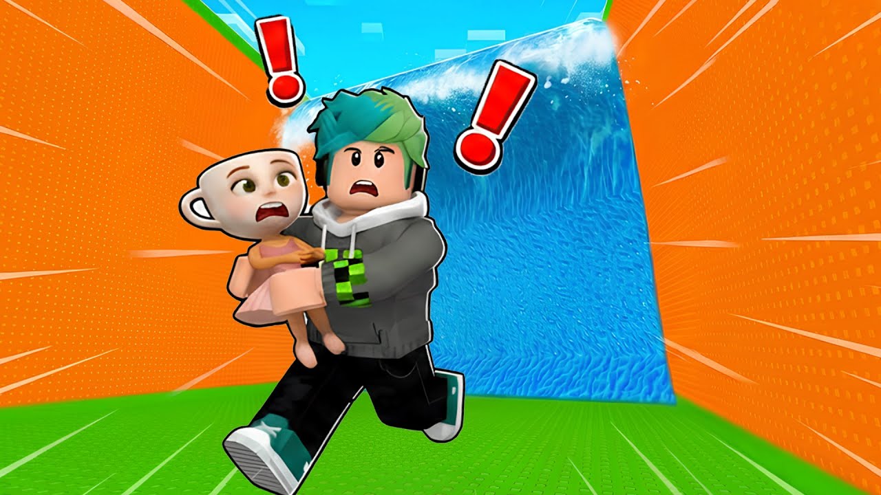 HERKESİ TSUNAMİDEN KURTARMAK | ROBLOX ESCAPE TSUNAMI FOR BRAINROTS