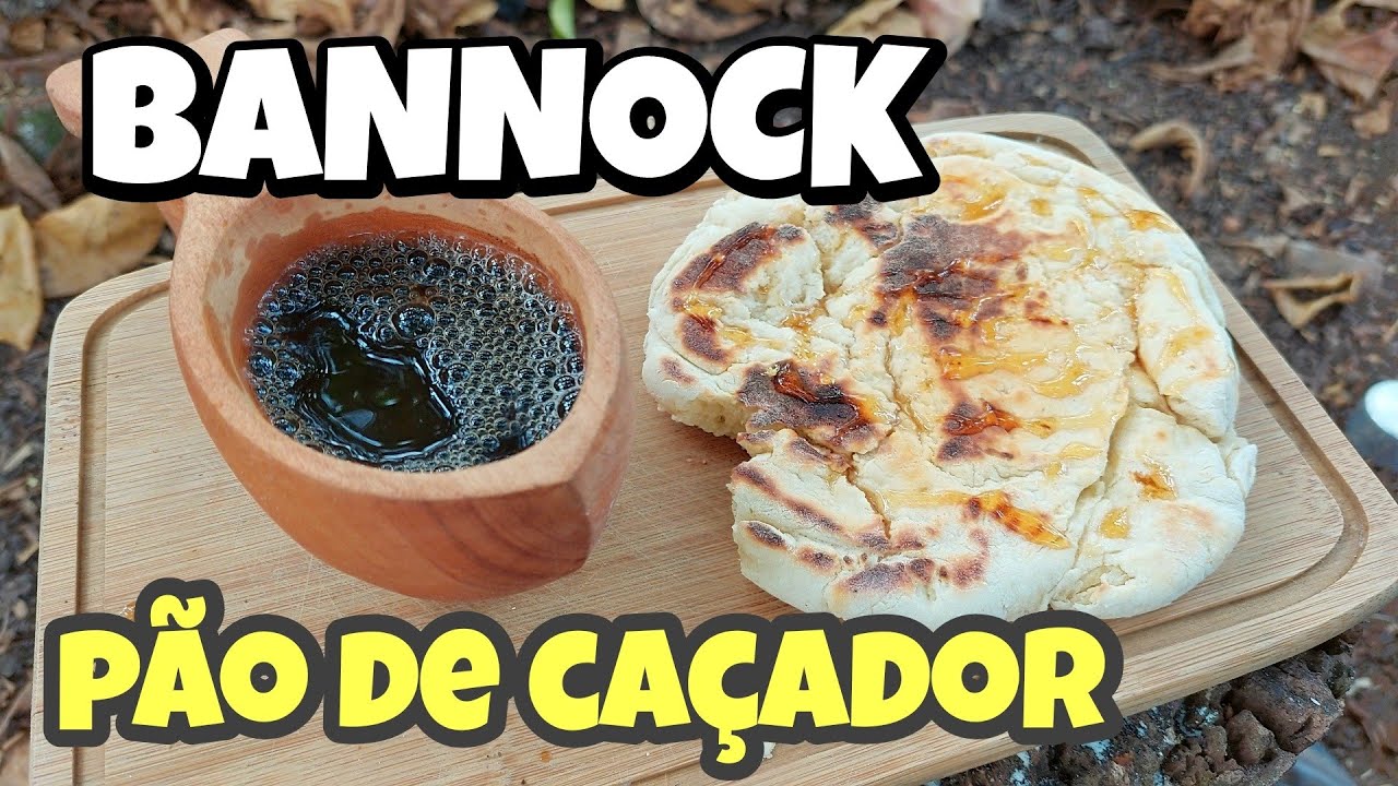 COMO FAZER PÃO NA FRIGIDEIRA PARA  ACAMPAMENTO | PÃO DE CAÇADOR