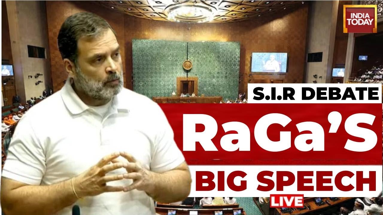 Rahul Gandhi Speech LIVE | S.I.R Debate | Parliament Winter Session | Sansad TV | Rahul Gandhi LIVE