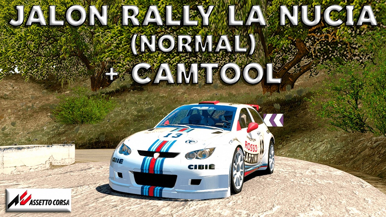🔥 Assetto Corsa RALLY STAGES: JALON (Normal) (Alicante) | CAMTOOL + Proton Satria NEO S2000