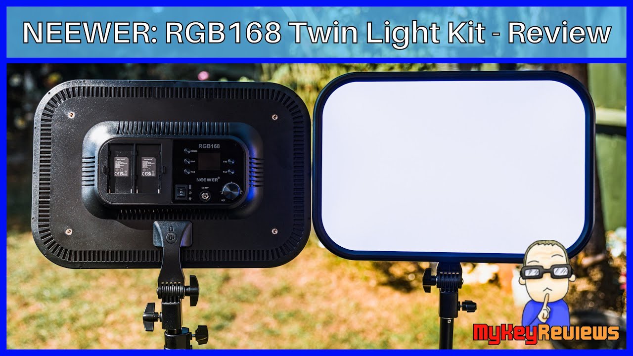 Neewer: RGB168 - 18.3&rdquo; Smart RGB LED Panel Light Kit for Streamers | Set-Up & Review | MyKeyReviews